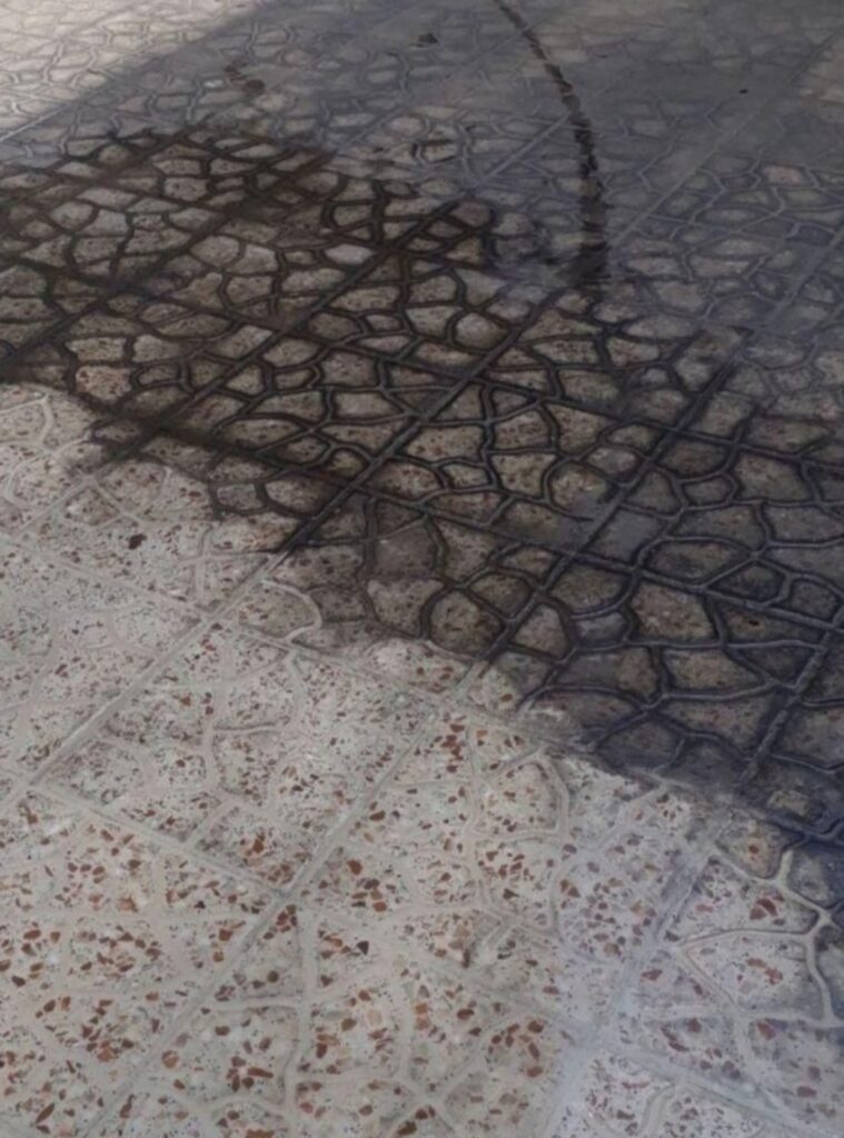 کفسابی موزاییک پارکینگ